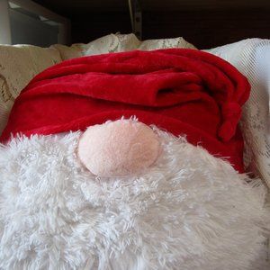 New Large Plush Gnome Santa Plush Pillow 25" Tall